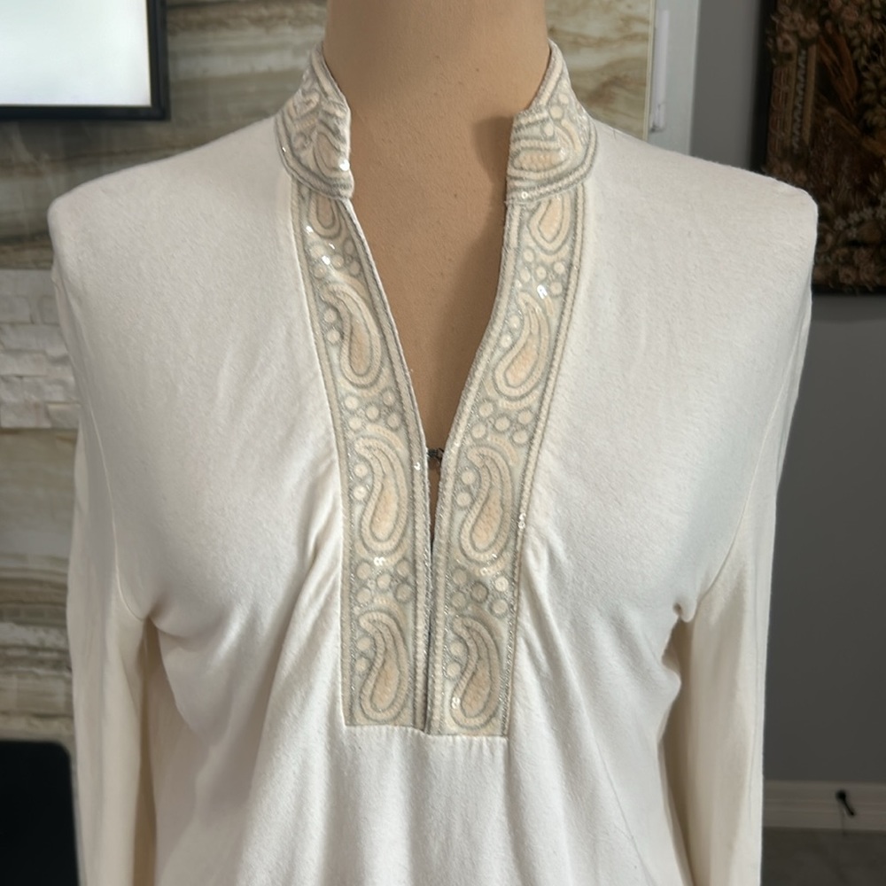 Talbots‎ Sequence Embroidered Top. Size S - Picture 2 of 11